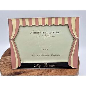Sheffield Home My Recital Photo Picture Frame ~ Metal Enamel Pink Girl 6x4"